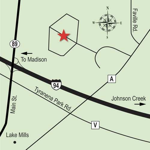 Lakewood-Area-Map Lakewood Village - Lake Mills WI Manufactured Homes Neighborhood - Great Value Homes