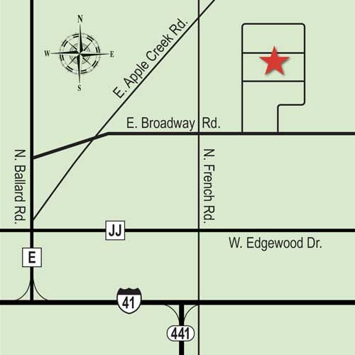 Maplewood-Area-Map Maplewood Village - Freedom WI Manufactured Homes Neighborhood - Great Value Homes