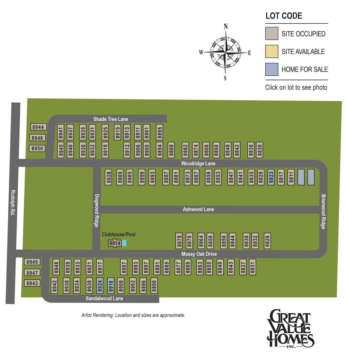 Imperial-Plat-edit Cedarwood Village Plat Map- Menomonee WI Manufactured Homes Neighborhood - Great Value Homes